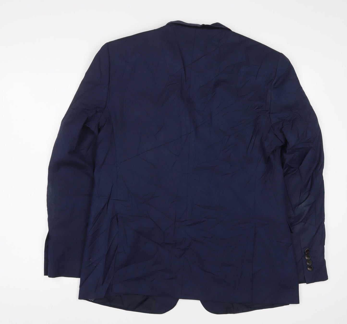 Mens UK Size 42 Marks and Spencer Regular Blue Suit Jacket