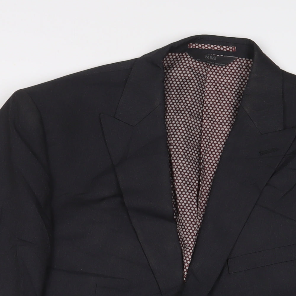 Mens UK Size 42 Marks and Spencer Regular Grey Suit Jacket