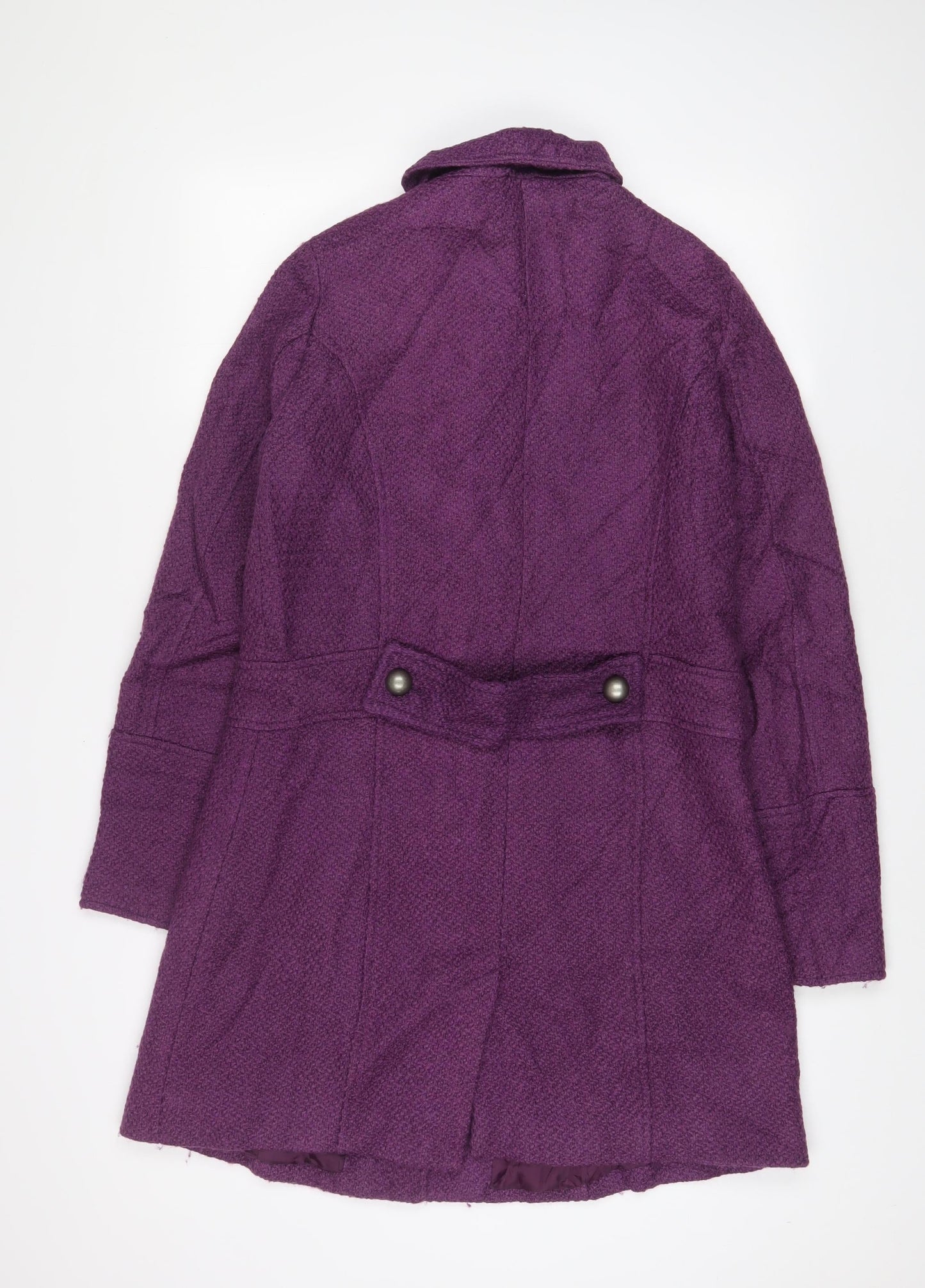 Womens UK Size 12 La Redoute Purple Overcoat