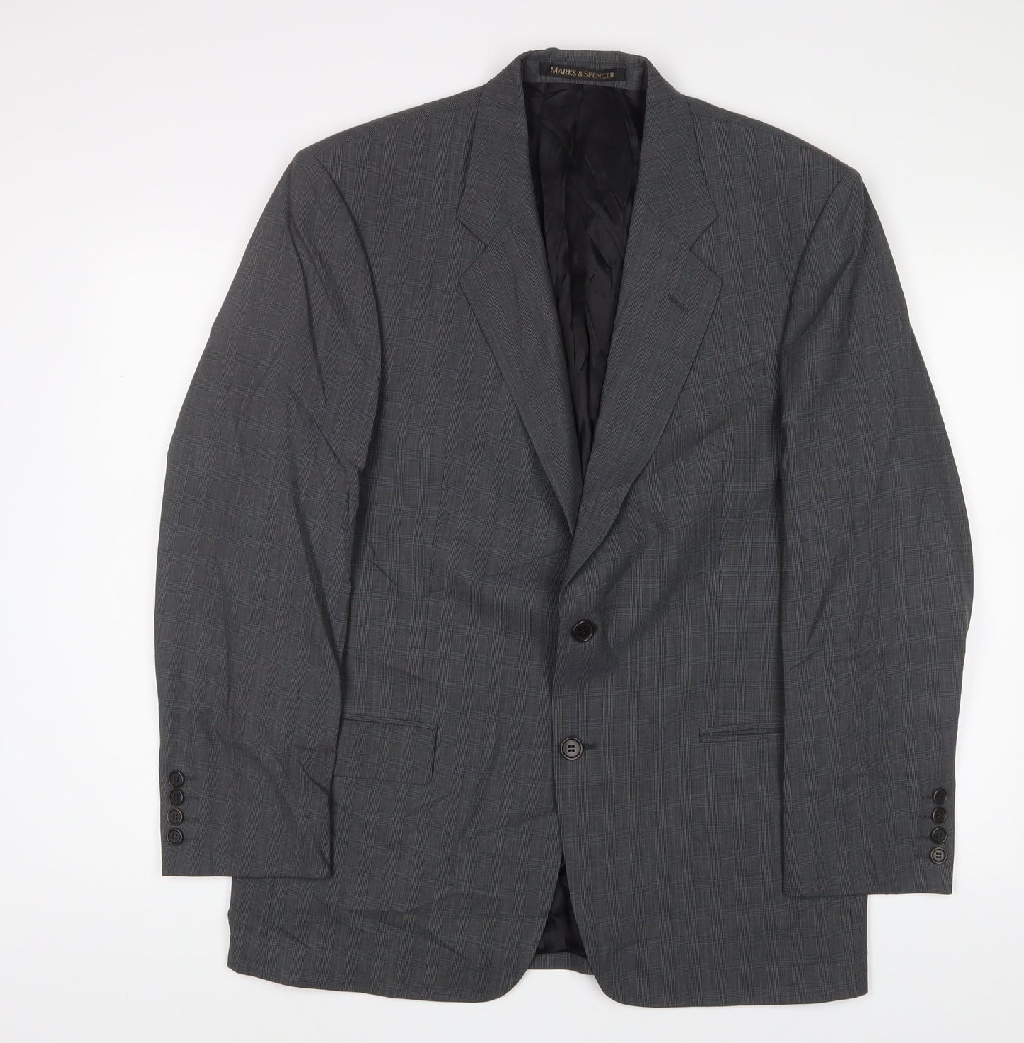 Mens UK Size 40 Marks and Spencer Regular Grey Suit Jacket