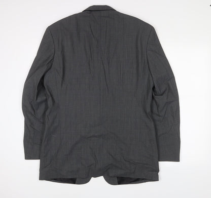 Mens UK Size 40 Marks and Spencer Regular Grey Suit Jacket