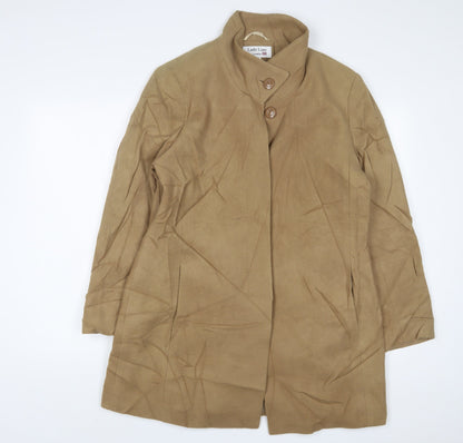 Womens UK Size 12 Lady Line Beige Overcoat
