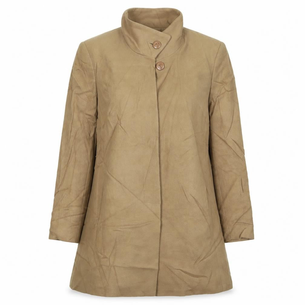 Womens UK Size 12 Lady Line Beige Overcoat