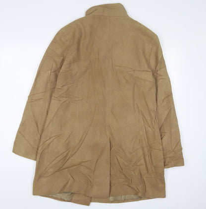 Womens UK Size 12 Lady Line Beige Overcoat