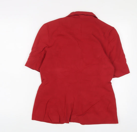 Womens UK Size 12 Etam Red Jacket