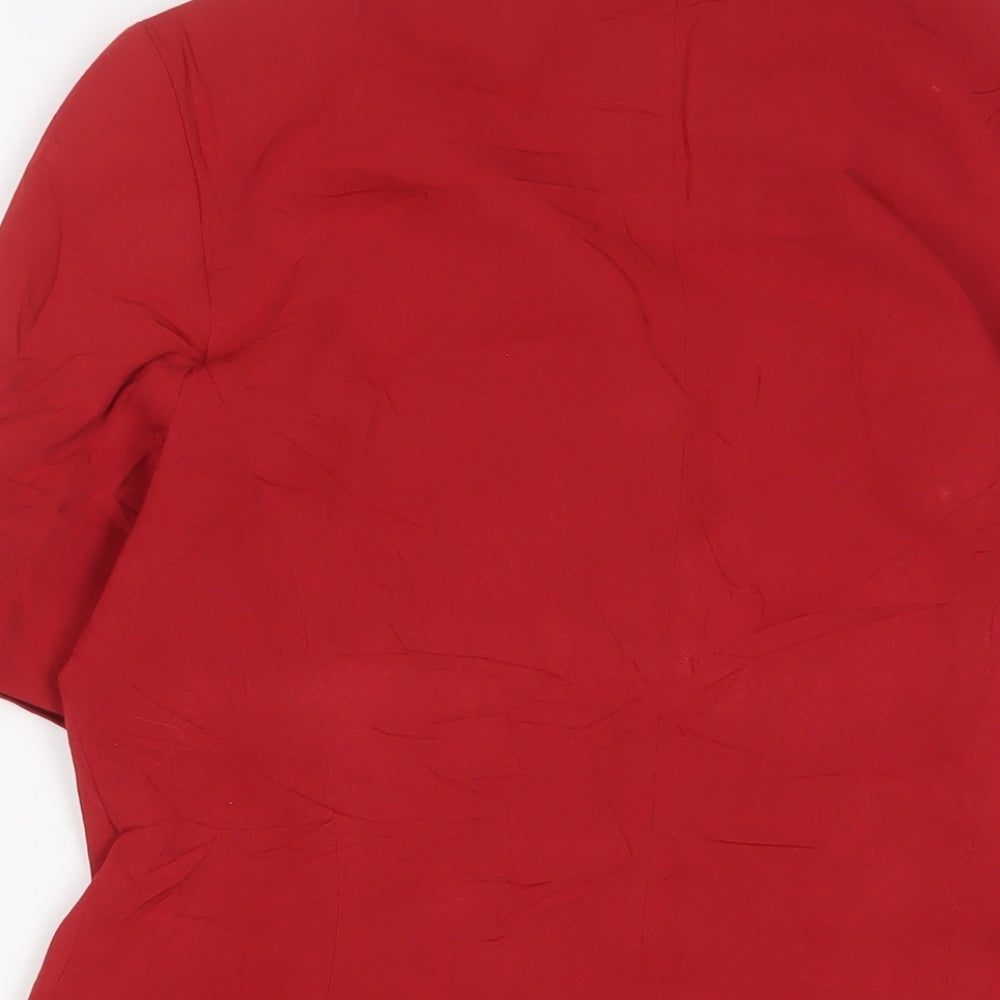 Womens UK Size 12 Etam Red Jacket
