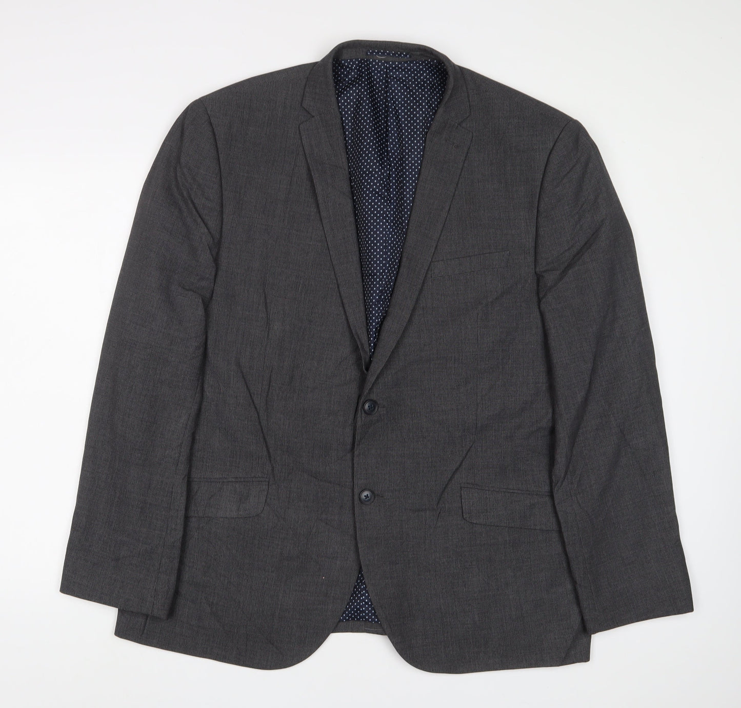 Mens UK Size 46 NEXT Regular Grey Suit Jacket