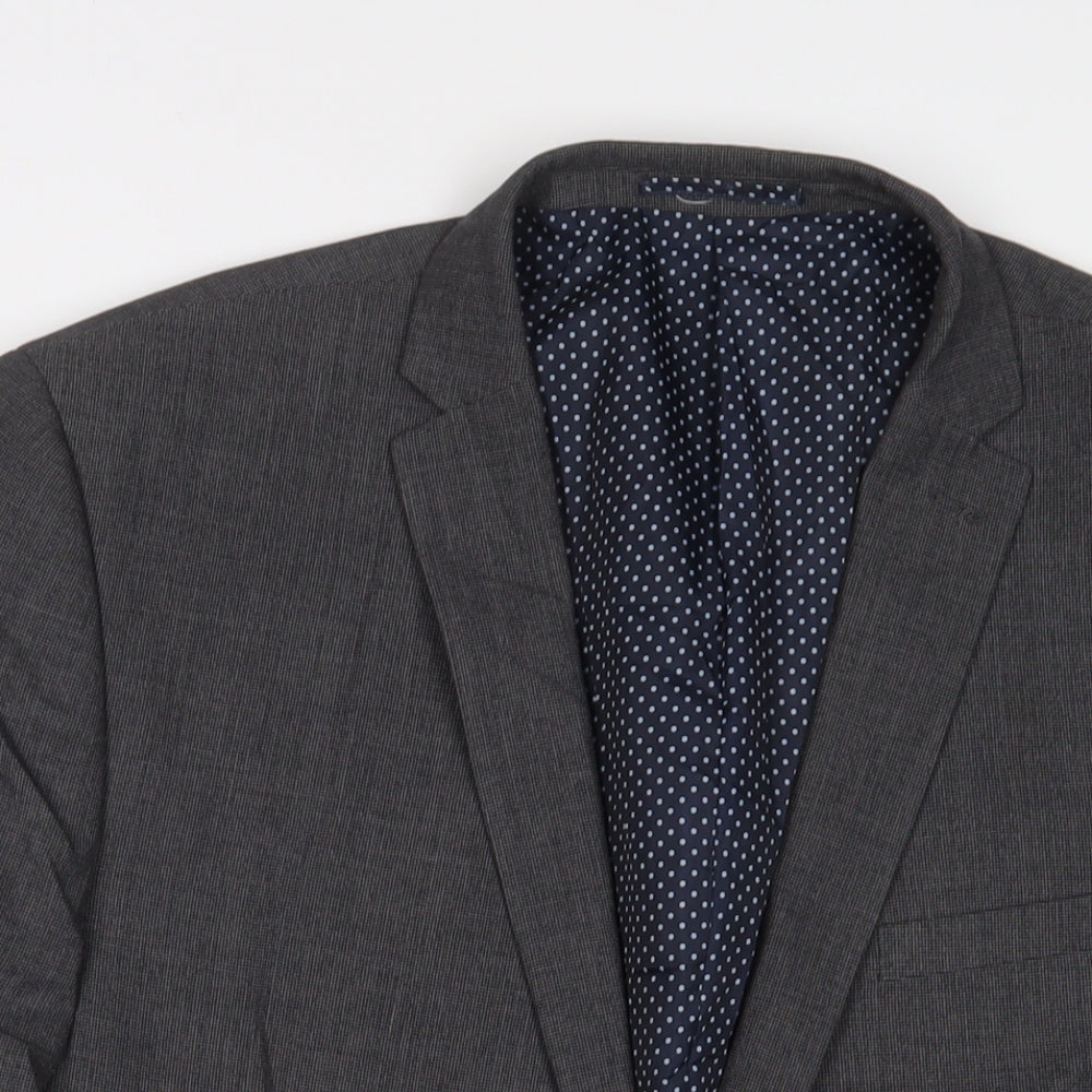 Mens UK Size 46 NEXT Regular Grey Suit Jacket