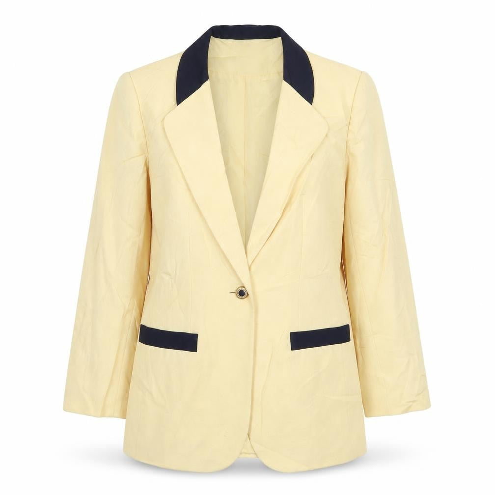 Womens UK Size 8 Kasper Yellow Jacket