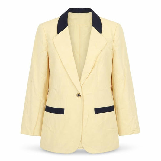 Womens UK Size 8 Kasper Yellow Jacket