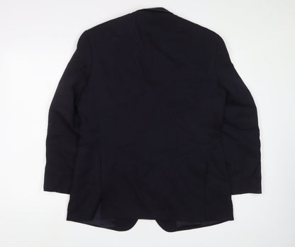 Mens UK Size 40 Marks and Spencer Regular Blue Suit Jacket