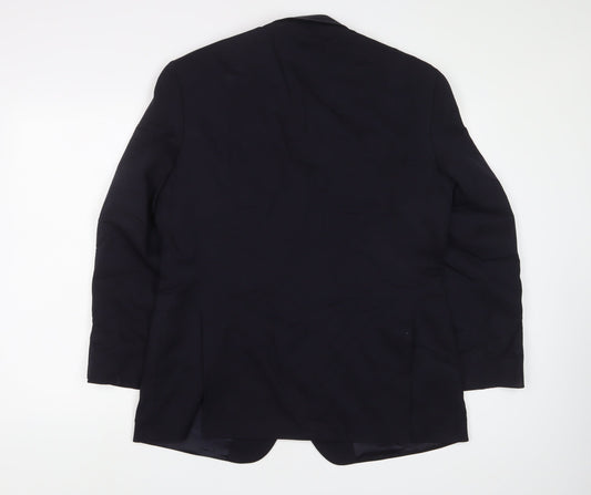 Mens UK Size 40 Marks and Spencer Regular Blue Suit Jacket