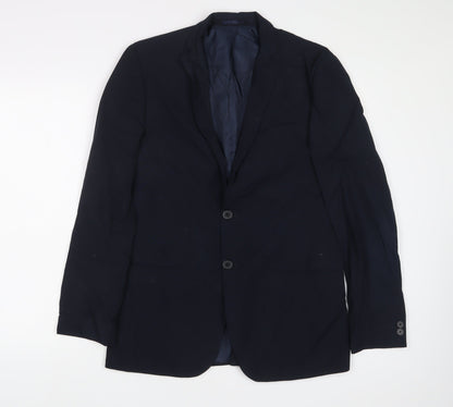 Mens UK Size 38 Limehaus Regular Blue Suit Jacket