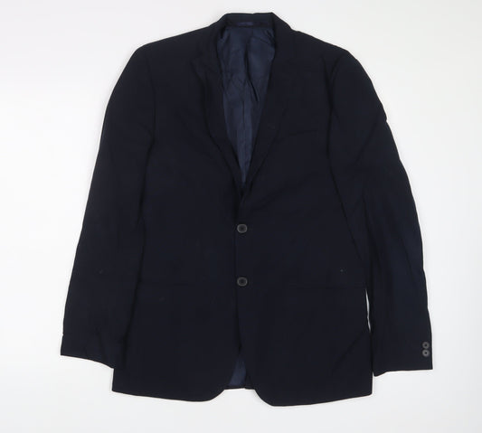 Mens UK Size 38 Limehaus Regular Blue Suit Jacket