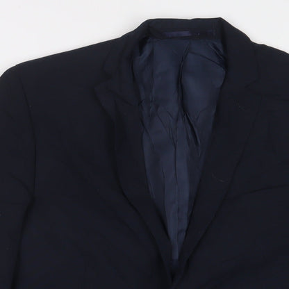 Mens UK Size 38 Limehaus Regular Blue Suit Jacket