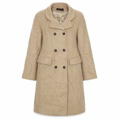 Womens UK Size M Zara Brown Overcoat