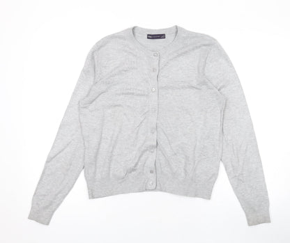 Womens UK Size 14 Marks and Spencer Grey Cardigan Jumper