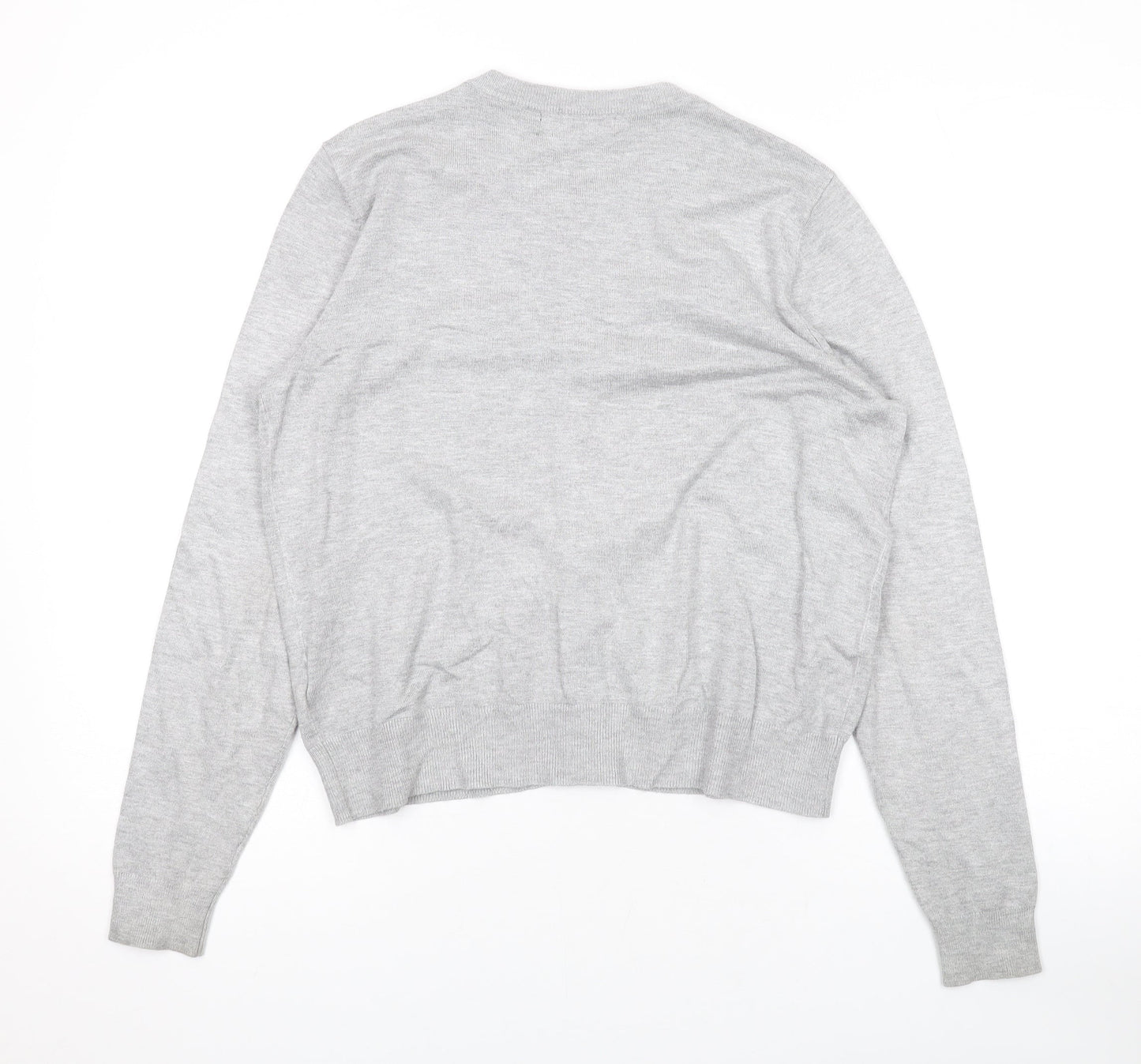 Womens UK Size 14 Marks and Spencer Grey Cardigan Jumper