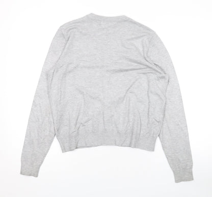 Womens UK Size 14 Marks and Spencer Grey Cardigan Jumper