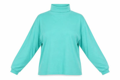 Womens UK Size L Compliments Green Basic Blouse