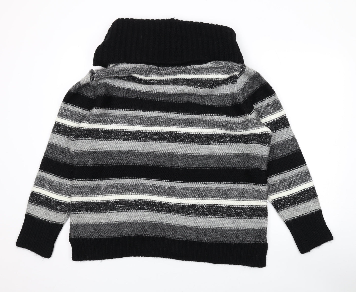 Womens UK Size 2 M&Co Black Pullover Jumper