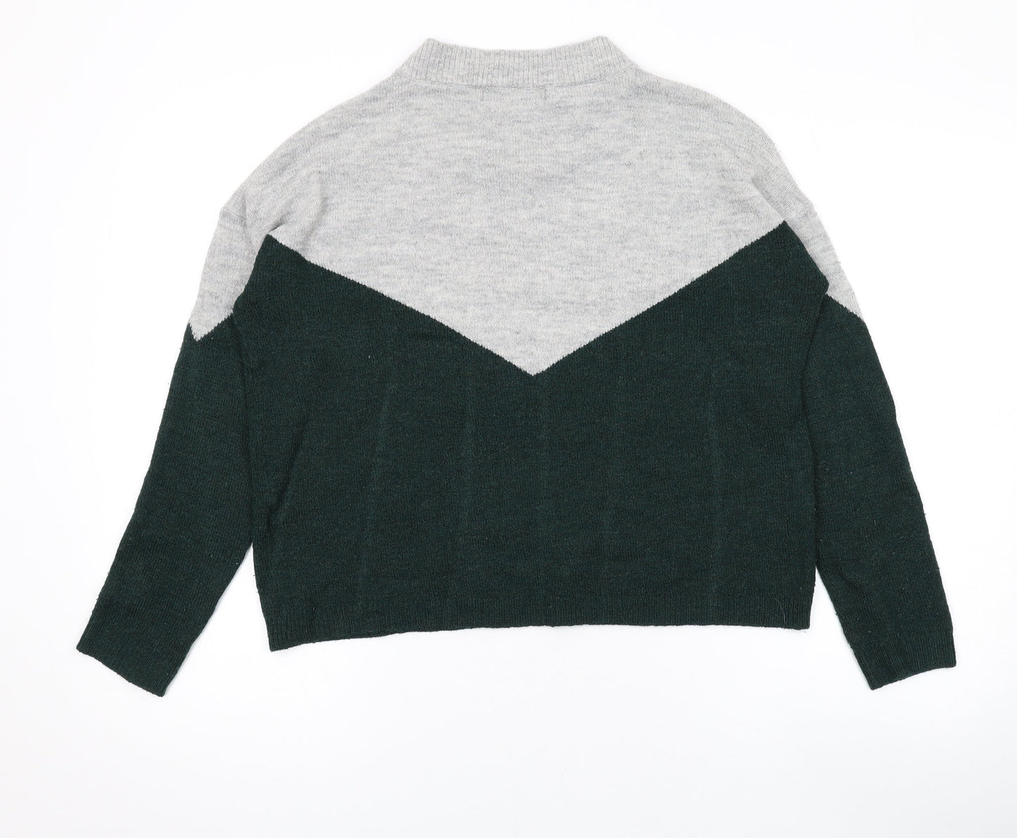 Womens UK Size XS VERO MODA Green Pullover Jumper