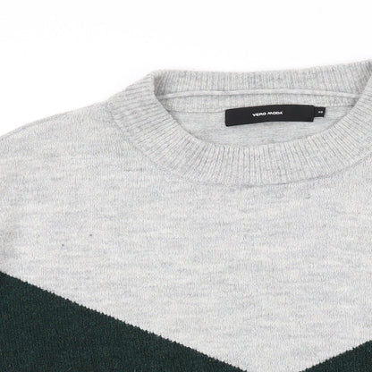 Womens UK Size XS VERO MODA Green Pullover Jumper