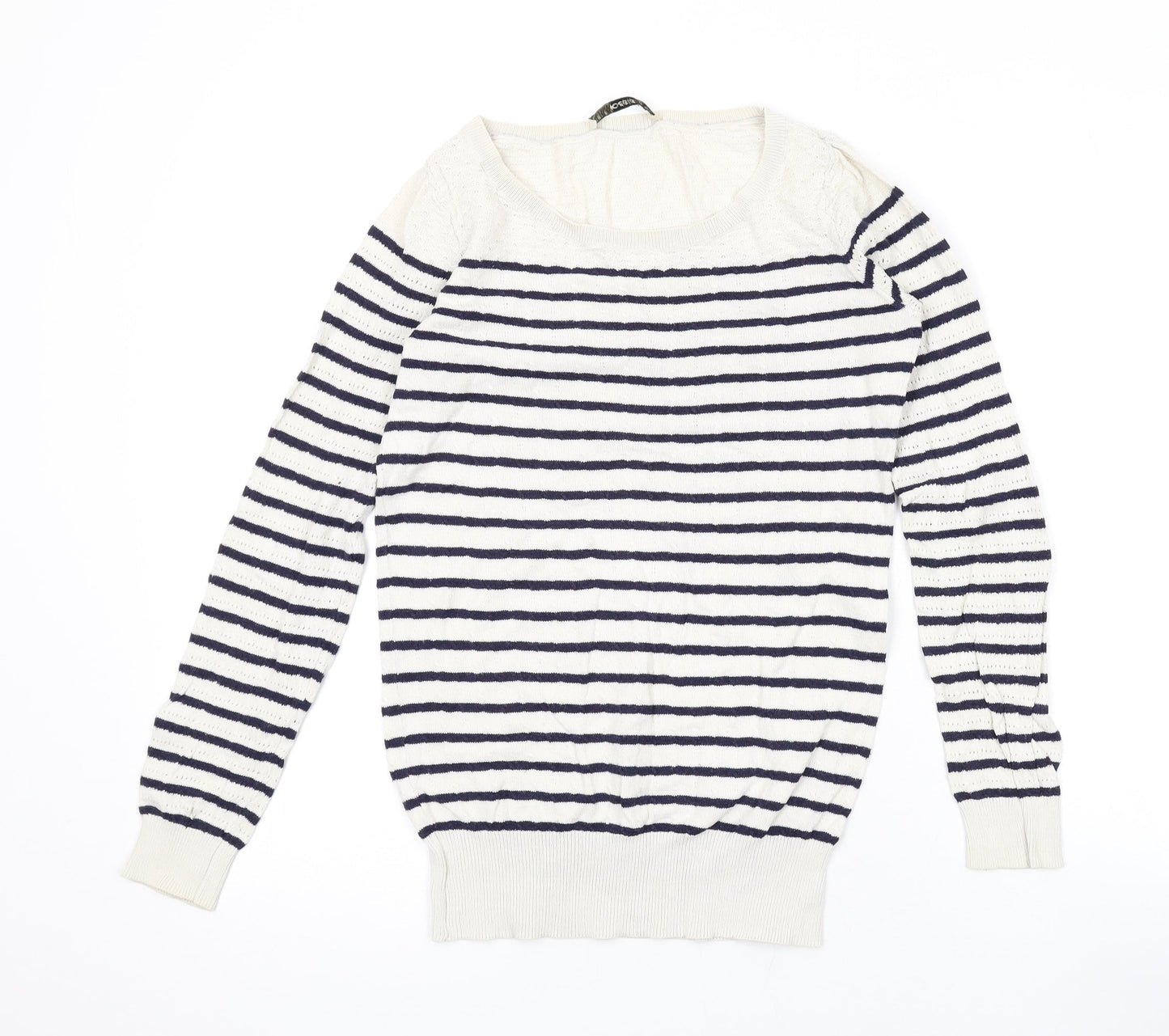 Womens UK Size XS Oasis Ivory Pullover Jumper