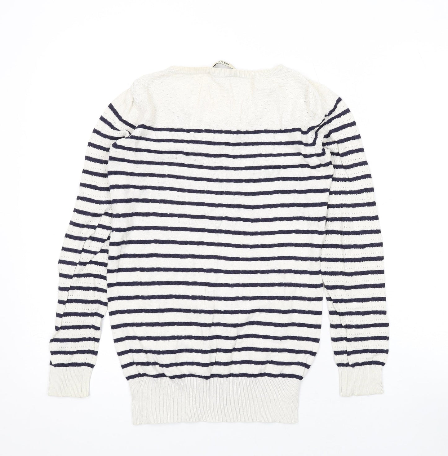 Womens UK Size XS Oasis Ivory Pullover Jumper
