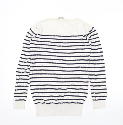Womens UK Size XS Oasis Ivory Pullover Jumper