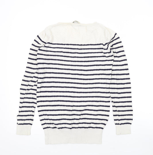 Womens UK Size XS Oasis Ivory Pullover Jumper