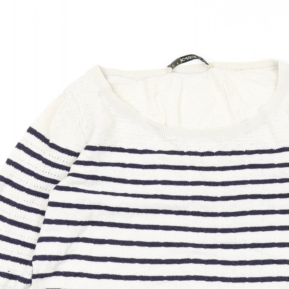 Womens UK Size XS Oasis Ivory Pullover Jumper