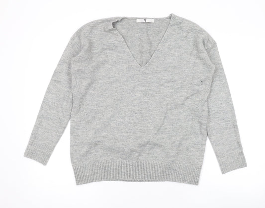 Womens UK Size 10 Very Grey Pullover Jumper