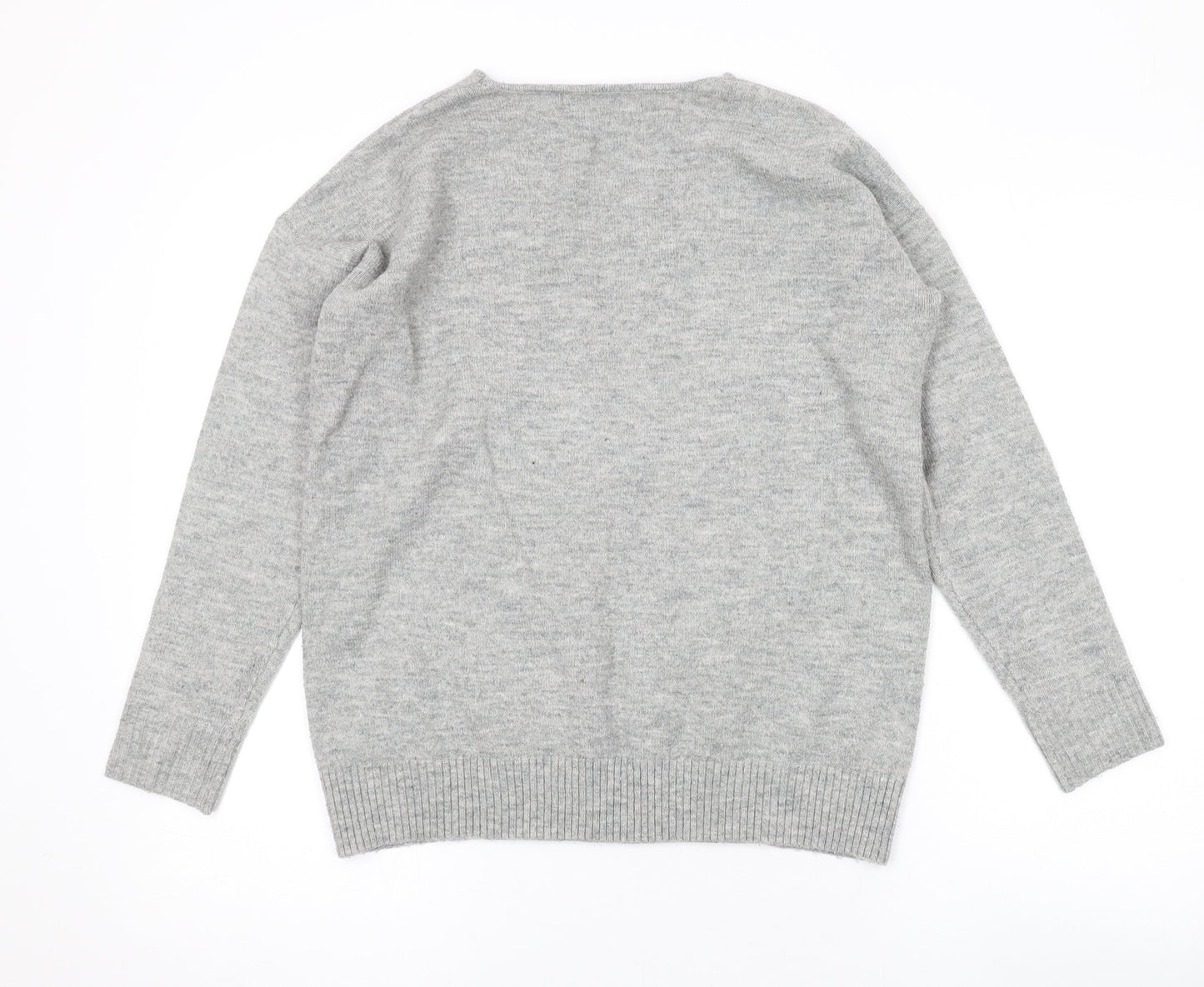 Womens UK Size 10 Very Grey Pullover Jumper
