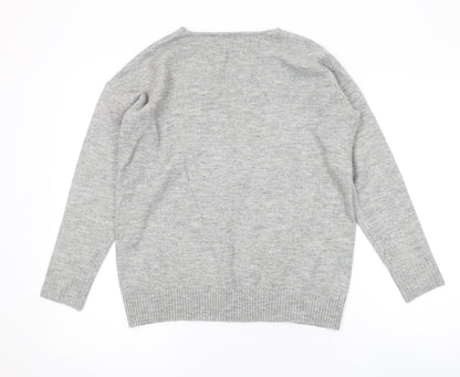 Womens UK Size 10 Very Grey Pullover Jumper