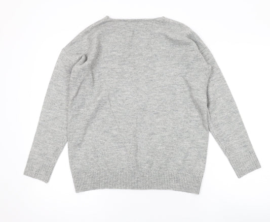 Womens UK Size 10 Very Grey Pullover Jumper