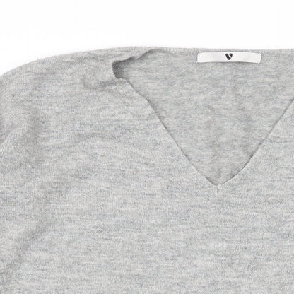 Womens UK Size 10 Very Grey Pullover Jumper