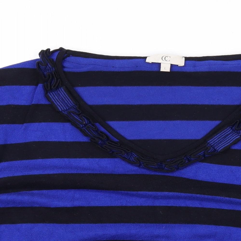 Womens UK Size L Country Casuals Blue Pullover Jumper