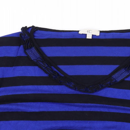 Womens UK Size L Country Casuals Blue Pullover Jumper