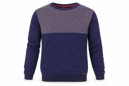 Mens UK Size L Threadbare Blue Pullover Jumper