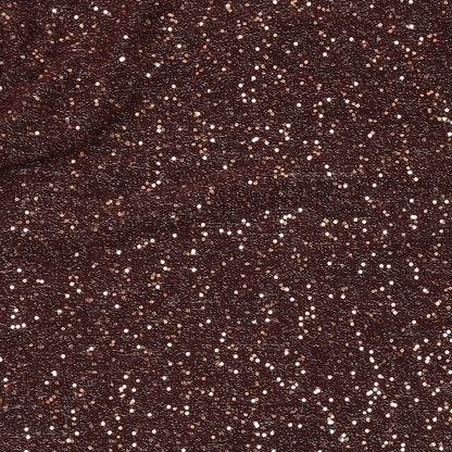 Oasis Womens Brown Acrylic A-Line Size XS Boat Neck Pullover - Sequins