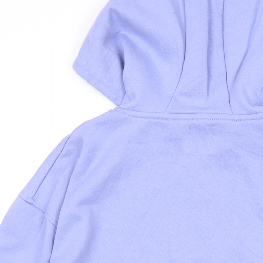 Womens UK Size XS Disney Purple Full Zip Hoodie
