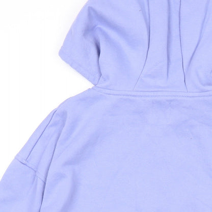 Womens UK Size XS Disney Purple Full Zip Hoodie