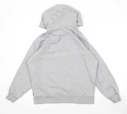 Mens UK Size S Levi's Grey Pullover Hoodie