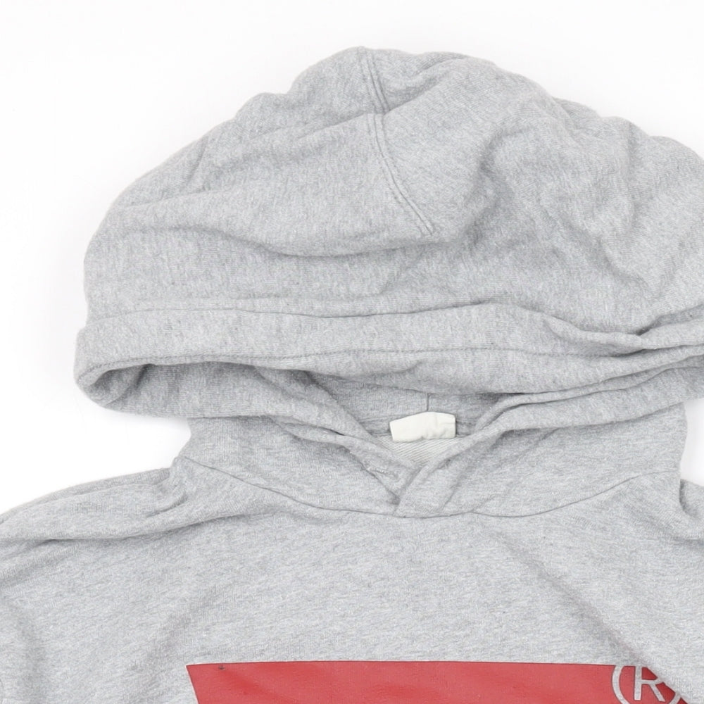 Mens UK Size S Levi's Grey Pullover Hoodie