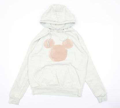 Womens UK Size XS Disney Beige Pullover Hoodie