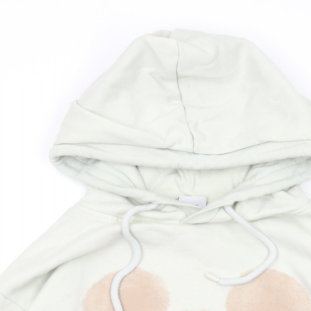 Womens UK Size XS Disney Beige Pullover Hoodie
