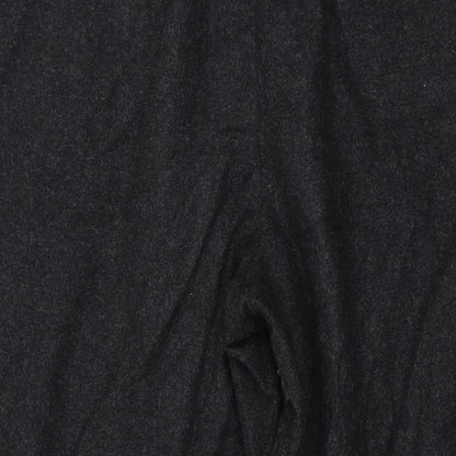Light Before Dark Mens Grey Wool Trousers Size S L23 in Regular Zip