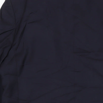 The House of Bruar Mens Black Wool Jacket Suit Jacket Size 40 Regular
