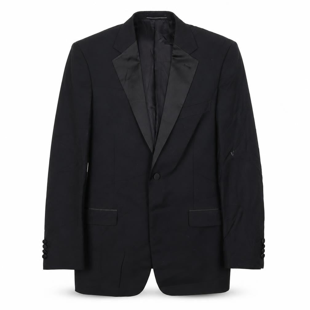 Mens UK Size 38 1860 Menswear Regular Black Suit Jacket